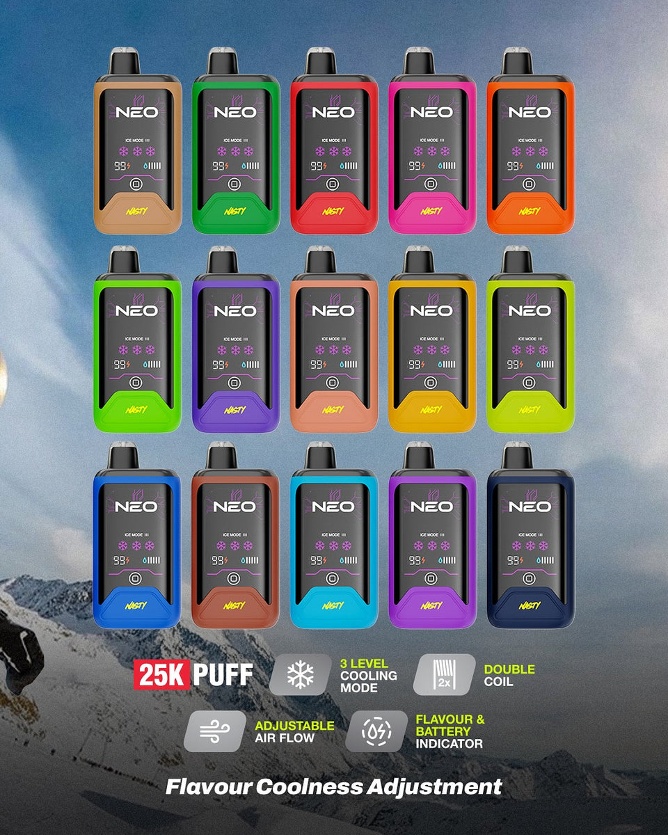 Nasty Bar - Neo 25000 Puff Disposable 50mg TVJB Goodwood Nasty Bar - Neo 25000 Puff Disposable 50mg TVJB Goodwood