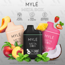 Load image into Gallery viewer, MYLE Meta Box 5% 5000 Puff Disposable