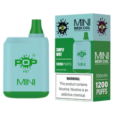Load image into Gallery viewer, Pop Hit Mini 1200 Puffs Disposable, 50MG