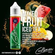Load image into Gallery viewer, Craftsmen Vape Co- Mixed Fruit Iced Tea 60ml