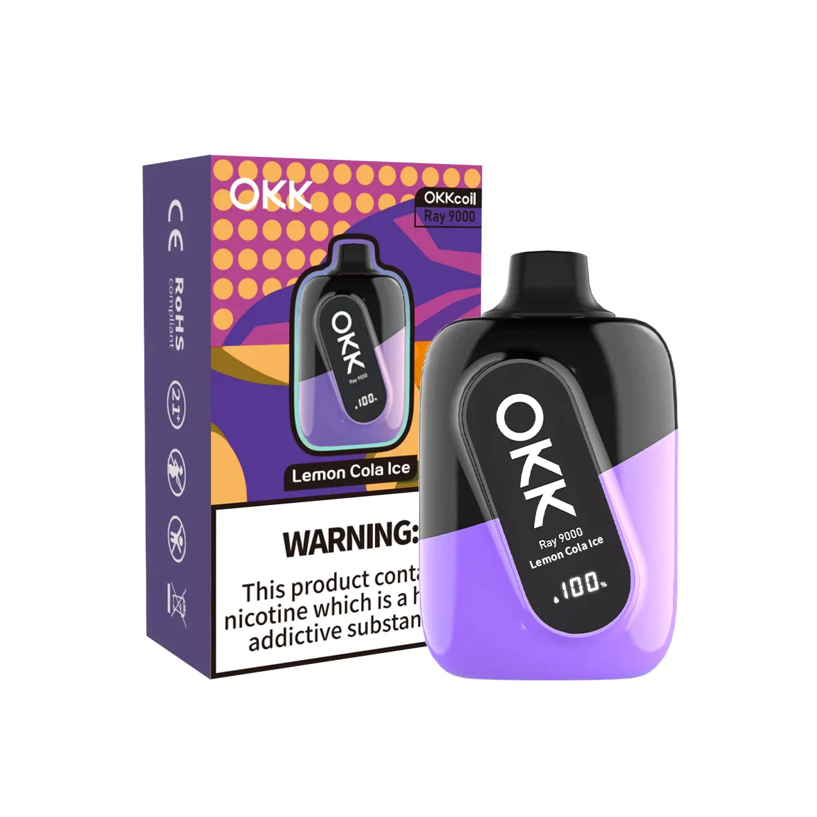 Okk Ray 9000 Puffs, 35Mg TVJB Goodwood