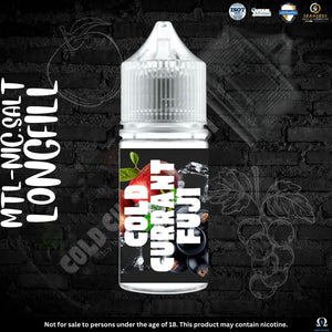 Ohm Liquid RSA LONGFILL - Cold Currant Fuji Salt/MTL 30ML