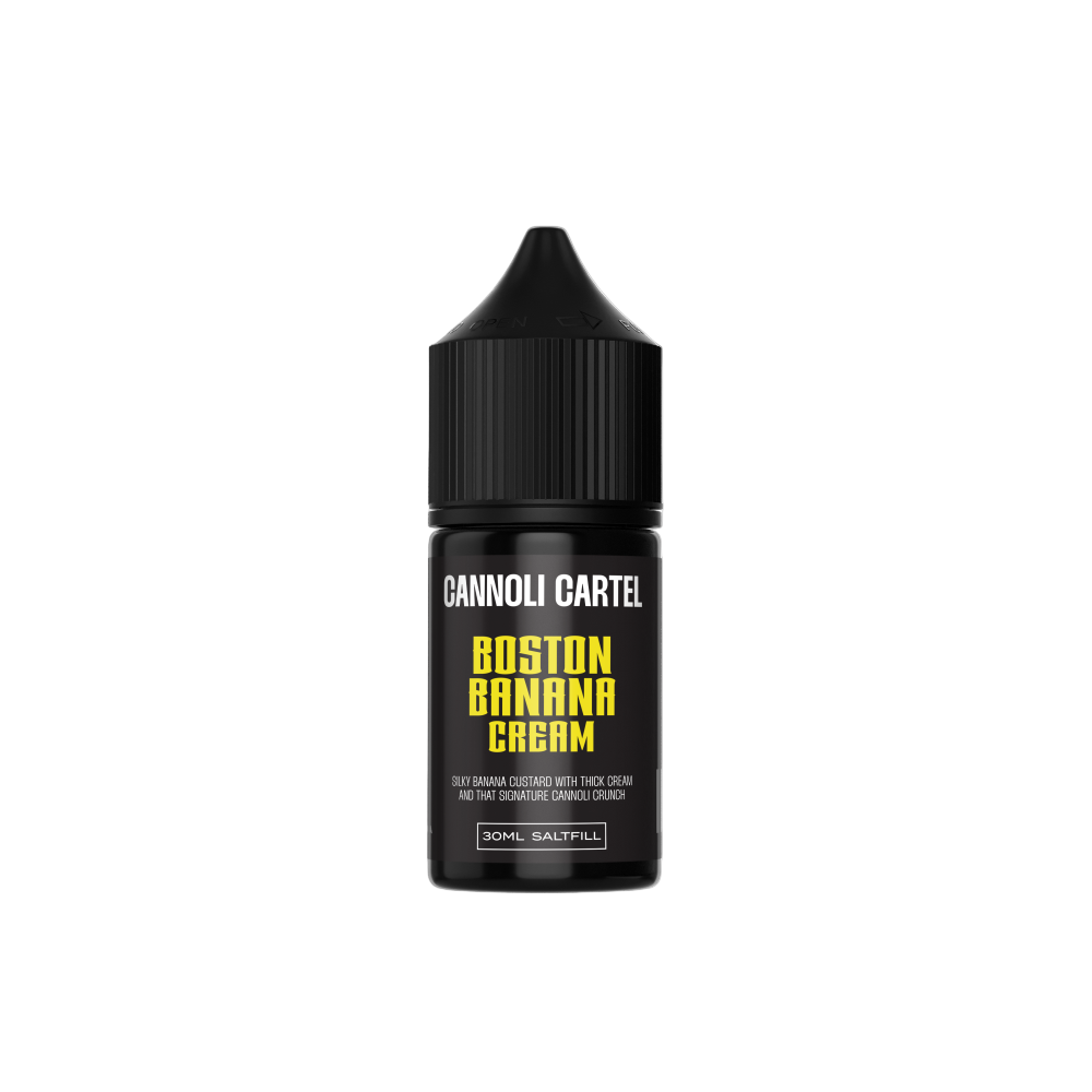 Cannoli Cartel LONGFILL - Boston Banana Cream MTL/Salt 30ML