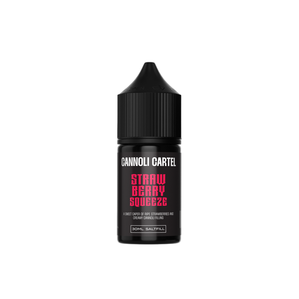 Cannoli Cartel LONGFILL - Strawberry Squeeze MTL/Salt 30ML