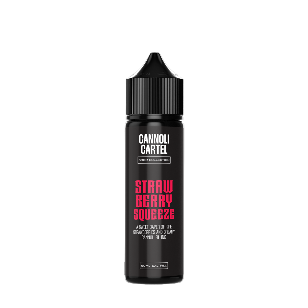 Cannoli Cartel LONGFILL - Strawberry Squeeze SALT, 60ml