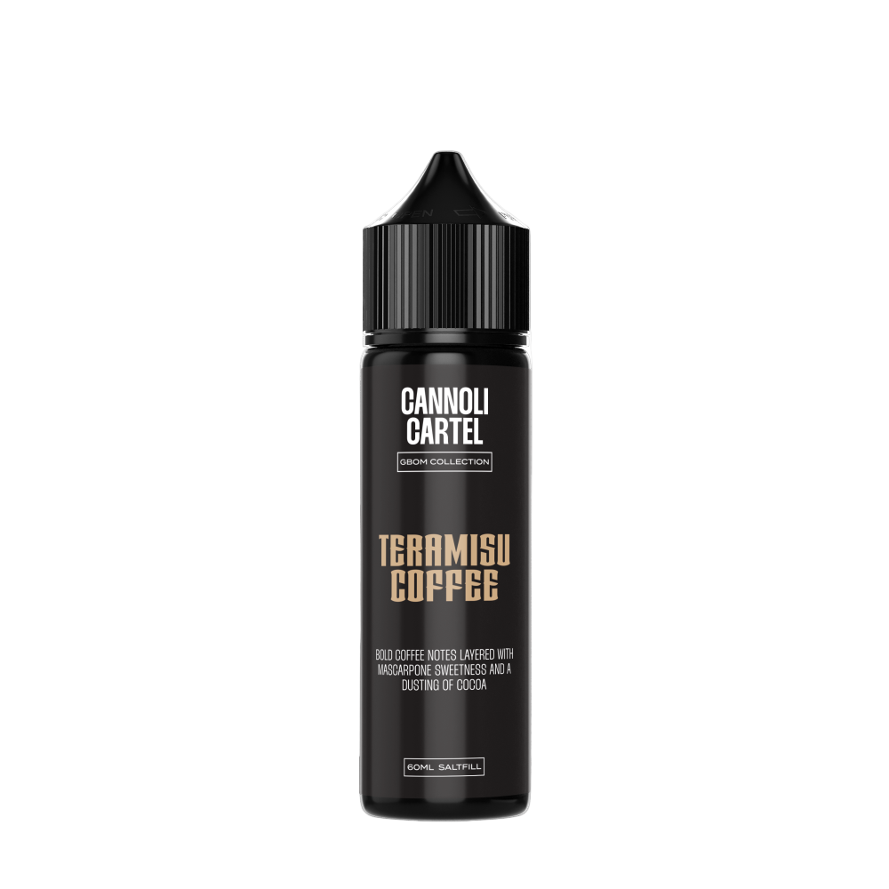 Cannoli Cartel LONGFILL - Teramisu CoffeeSALT, 60ml