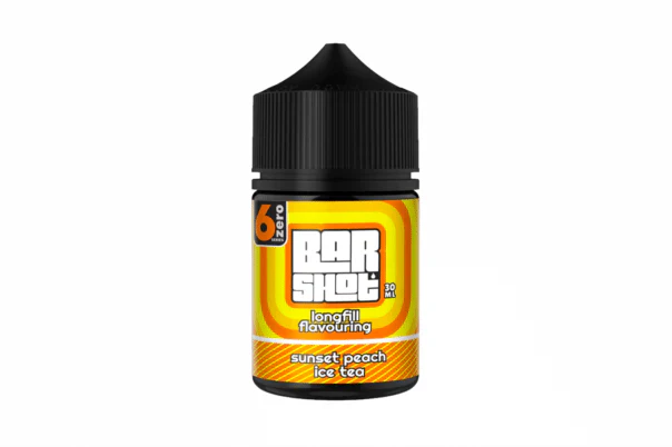 Bar Shot 6Zero Flavour  LONGFILL - Sunset Peach Ice Tea MTL/Salt, 60ml