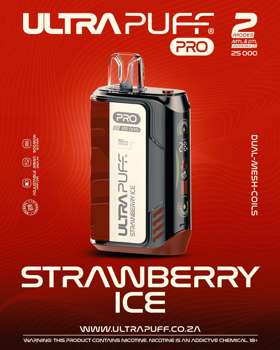 Ultra Puff Pro 25000 Puff, 50mg – TVJB Goodwood