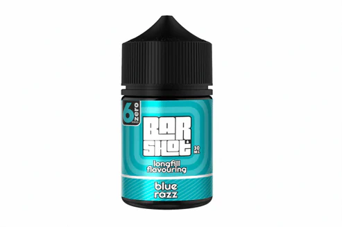 Bar Shot 6Zero Flavour LONGFILL - Blue Razz MTL/Salt, 60ml