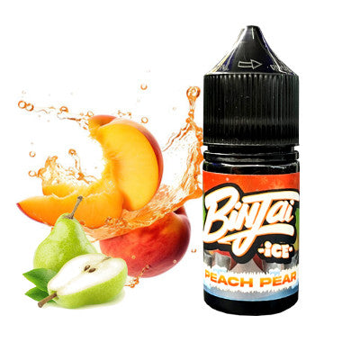 Binjai - PeachPear , 25mg Nic Salt 30ml