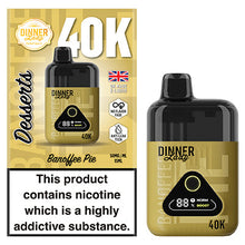 Load image into Gallery viewer, Dinner Lady Dessert 40 000 Puff Disposable 5%/50mg
