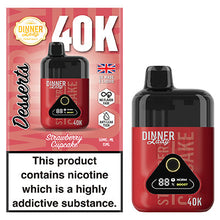 Load image into Gallery viewer, Dinner Lady Dessert 40 000 Puff Disposable 5%/50mg
