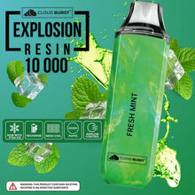 Load image into Gallery viewer, Cloud Burst (50mg) 10000 Puff Disposable
