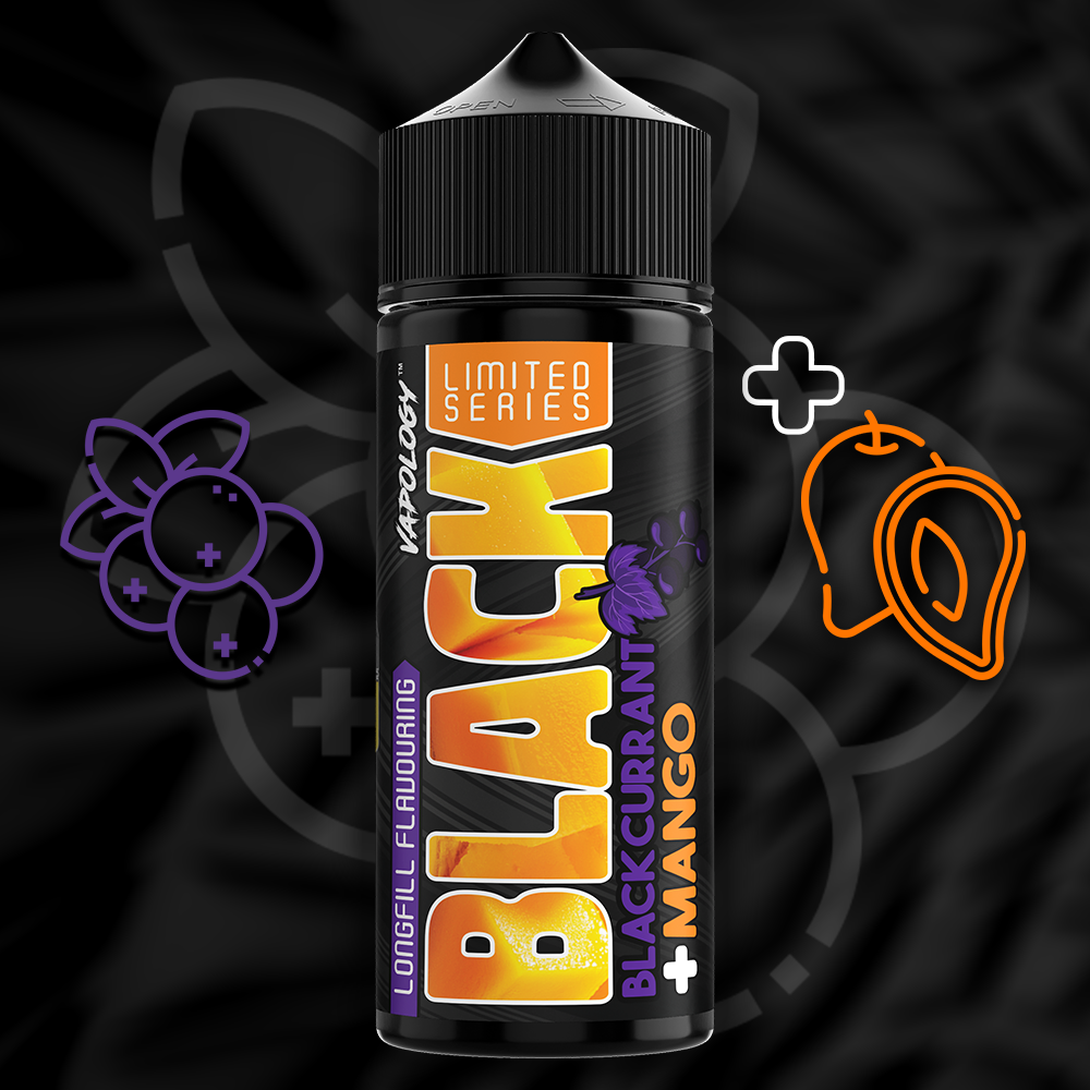Vapology LONGFILL- Blackcurrant Mango, 120ml