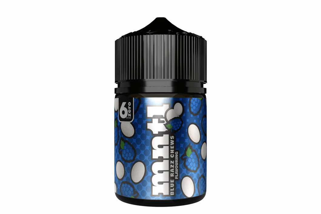 MNTL 6Zero Flavour  LONGFILL - Blue Razz Chews MTL/Salt, 60ml