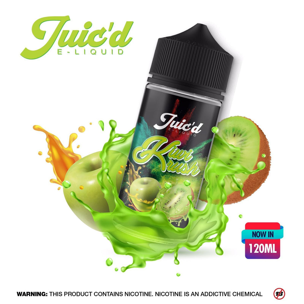 Juic'd LONGFILL - Kiwi Krush Kit, 120ml