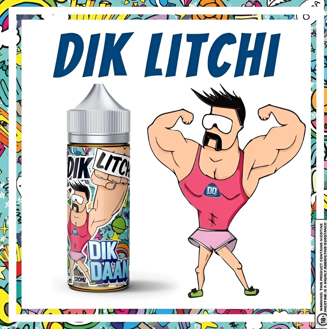 Dik Daan- Dik Litchi 3mg, 120ml