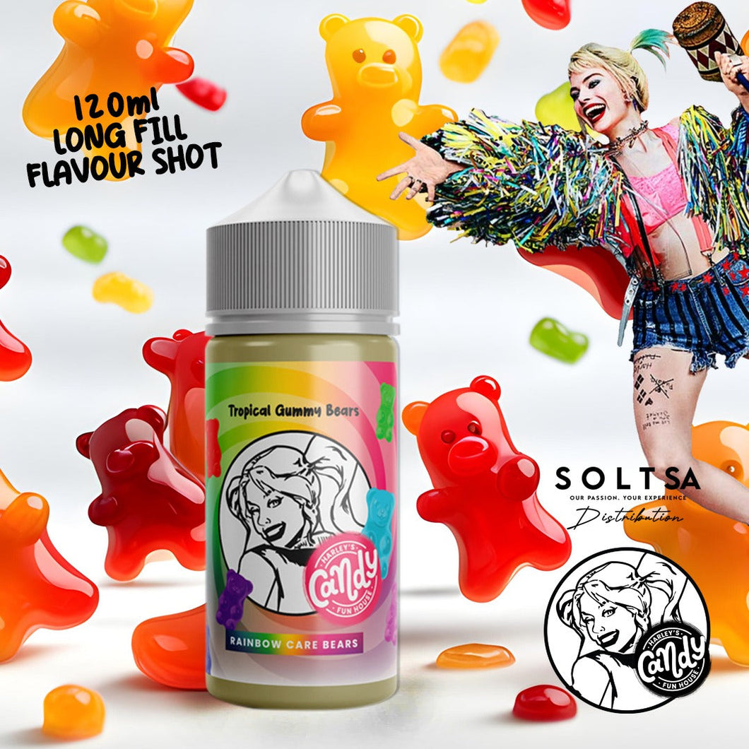 SOLT LONGFILL -  Rainbow Care Bears 120ml