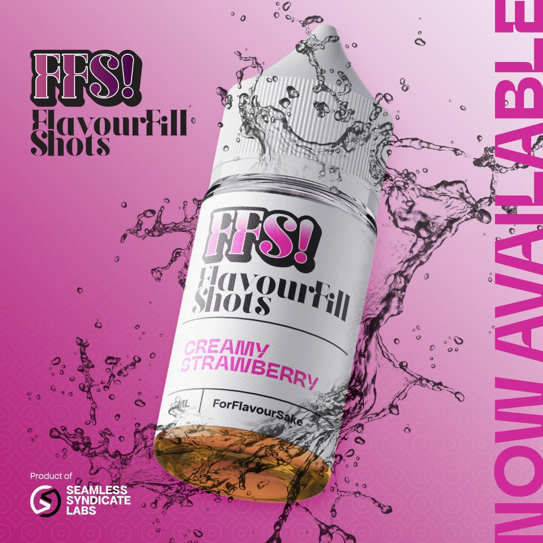 FlavourFill Shots LONGFILL - FFS! Creamy Strawberry Salt/MTL 30ML