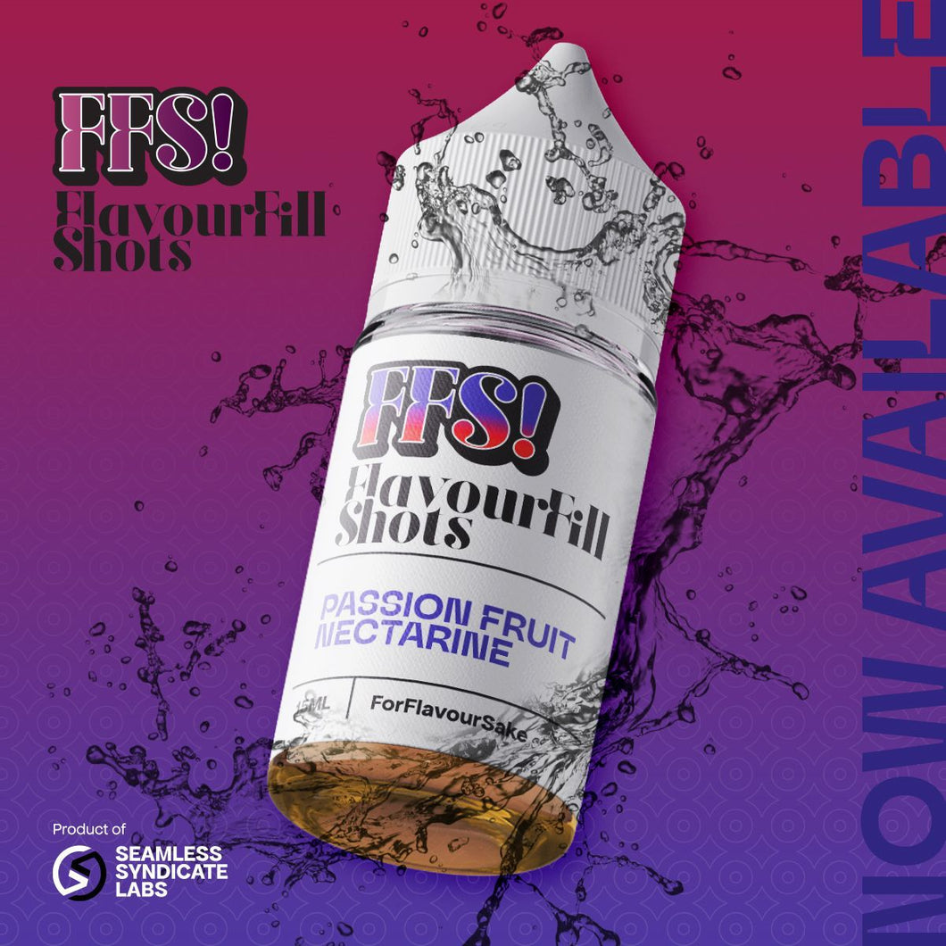 FlavourFill Shots LONGFILL - FFS! Passion Fruit Nectarine Salt/MTL 30ML