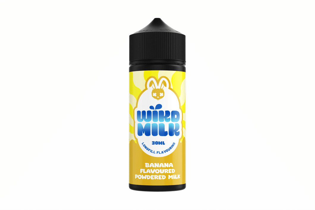 Wikd Milk LONGFILL - Banana, 120ml