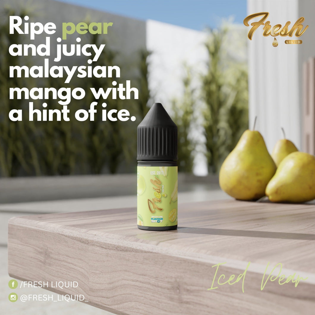 Fresh E-liquid - Iced Pear Salt Flavour Shot Kit, 30ml