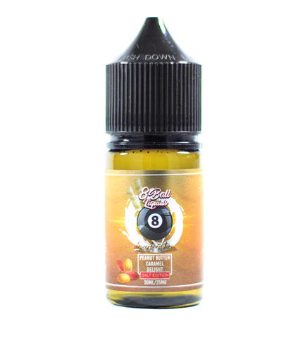 8 Ball Peanut Butter Delight Salt Nic, 30ml