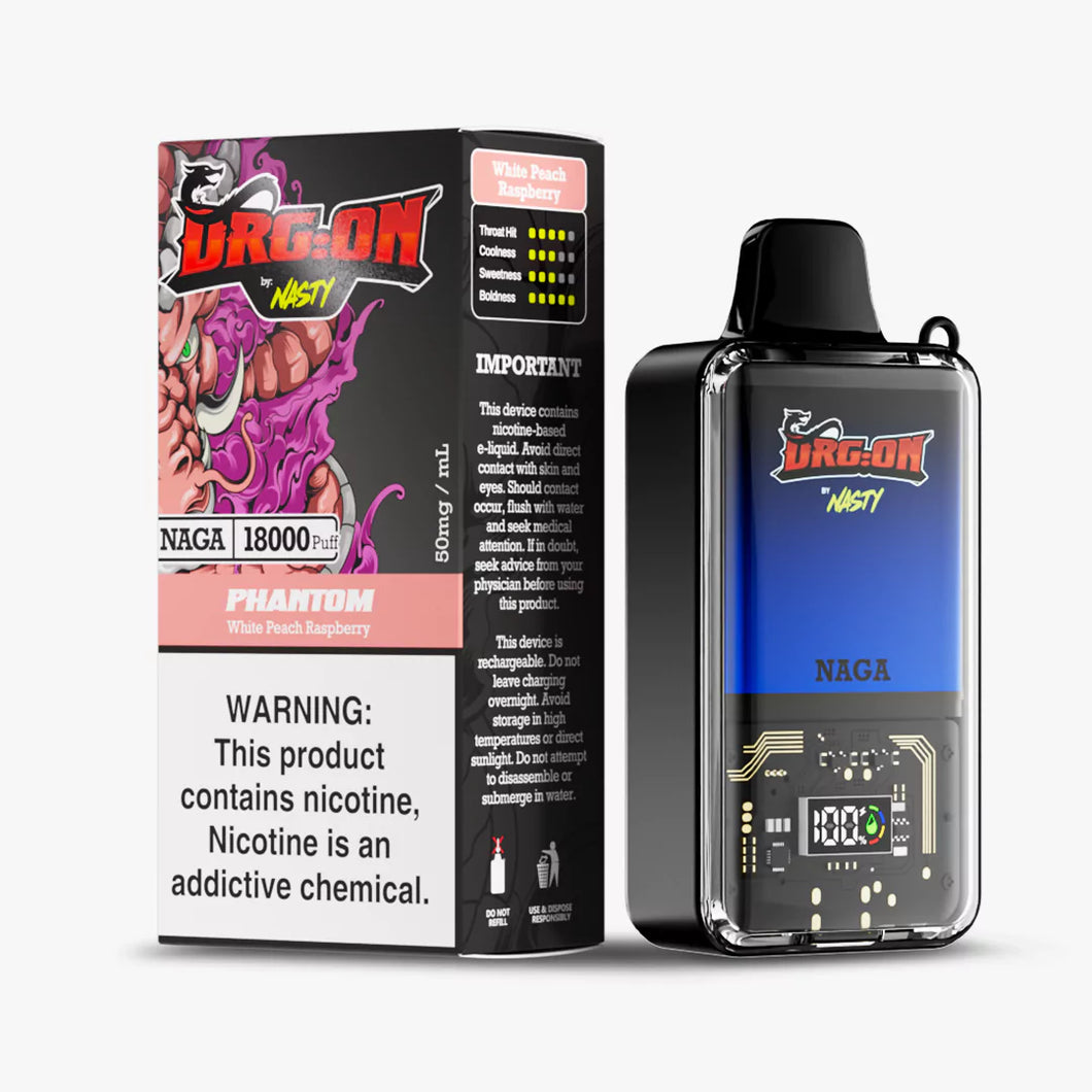 Nasty Bar DRG:ON 18000 Puff Disposable, 50mg