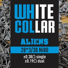 Load image into Gallery viewer, White Collar Coils - Aliens 0.19 (Blue)
