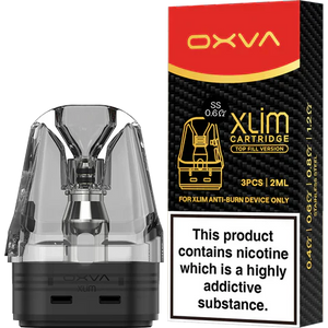 OXVA - Xlim (0.6ohm) Top Fill Cartridges Stainless 2ml, (1PC)