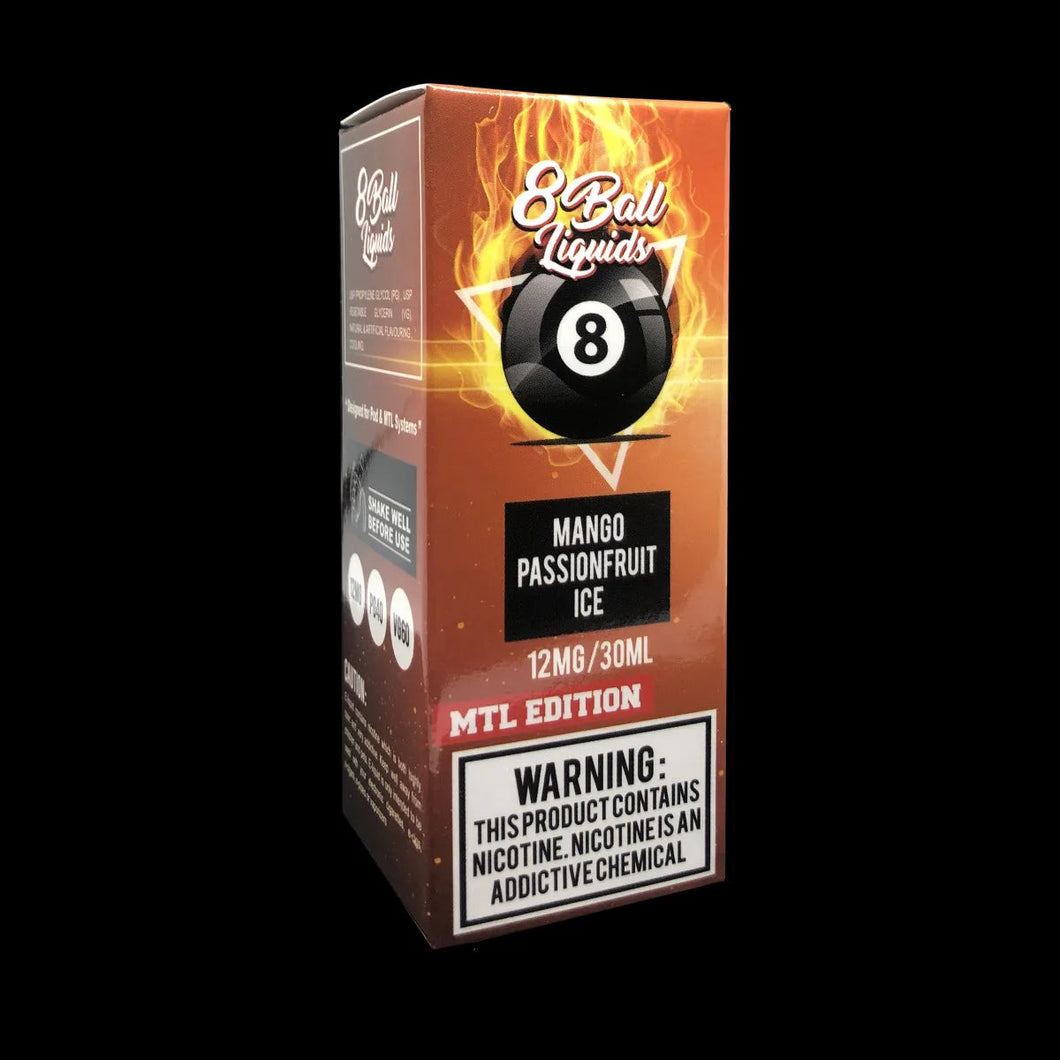 Vape Republic - 8Ball Mango Passionfruit Ice MTL 12mg, 30ml