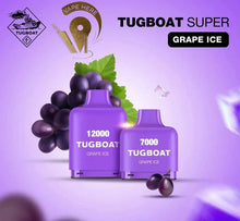 Load image into Gallery viewer, Tugboat Super (50mg) 12000 Puff Cartridges
