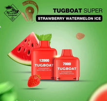 Load image into Gallery viewer, Tugboat Super (50mg) 12000 Puff Cartridges
