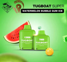 Load image into Gallery viewer, Tugboat Super (50mg) 12000 Puff Cartridges
