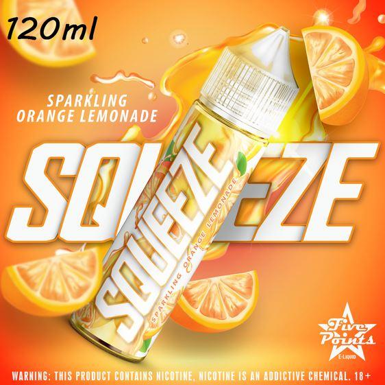 Five Points E-Liquid - Squeeze: Orange, 120ml